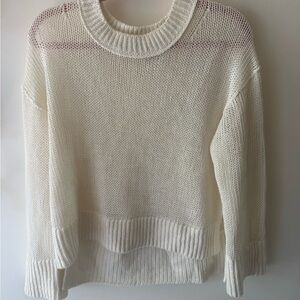 Banana Republic Cream Crew Neck Sweater